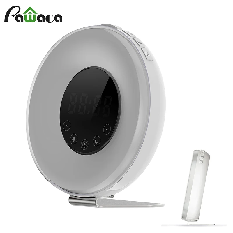 Новинка 2017 года моделирование wake up light светодио дный светодиодный цифровой