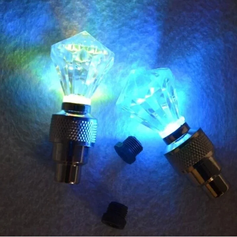 Новинка 2 шт. велосипедная шина для колеса клапан вспышка свет велосипед мотоцикл