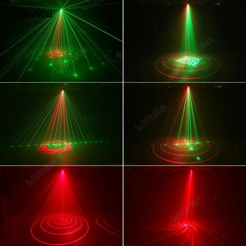 Вращающийся волшебный диско-шар 3 в 1 лазерный луч с рисунком окрашивания
