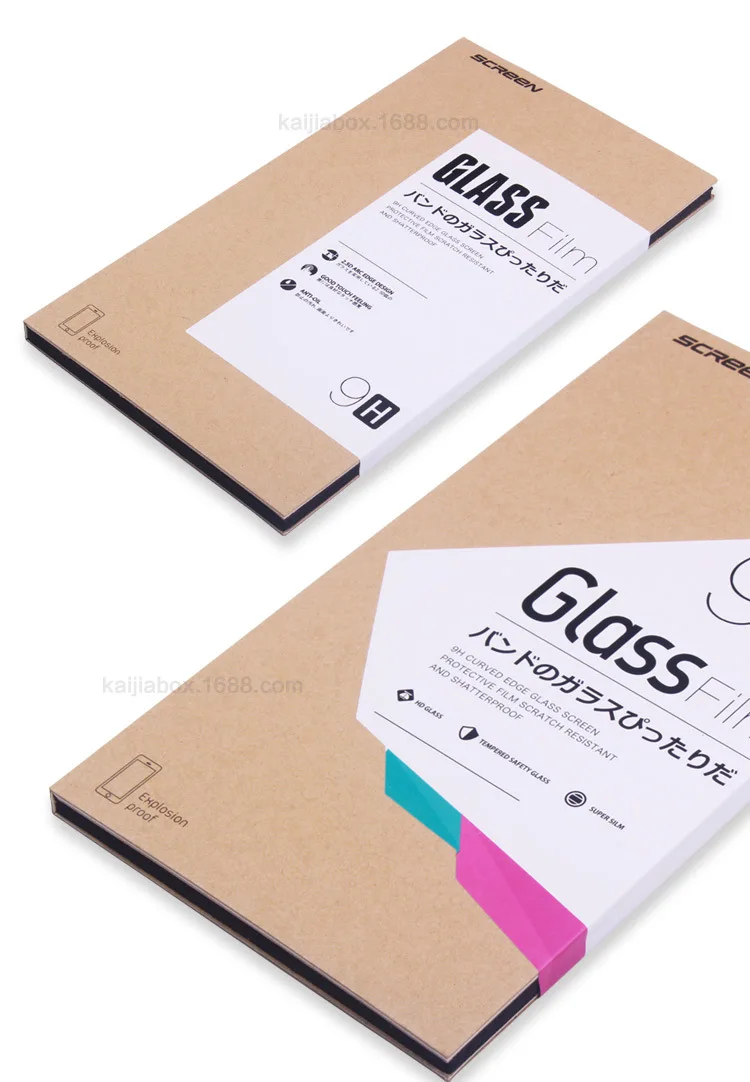 500 шт Оптовая торговля Пользовательский логотип розничная крафт-бумага