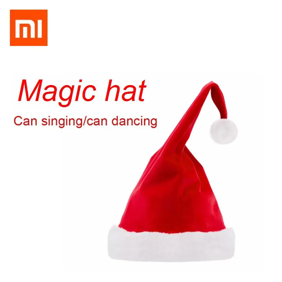 2018 xiaomi Рождество шляпа для взрослых ребенка magic cat подарок дух Танцы Пение