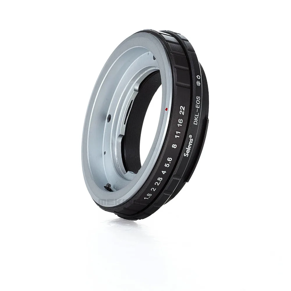 Металлический конвертер Selens для камеры DKL-EOS Retina Voigtlander линзы DKL to EF кольцо-адаптер