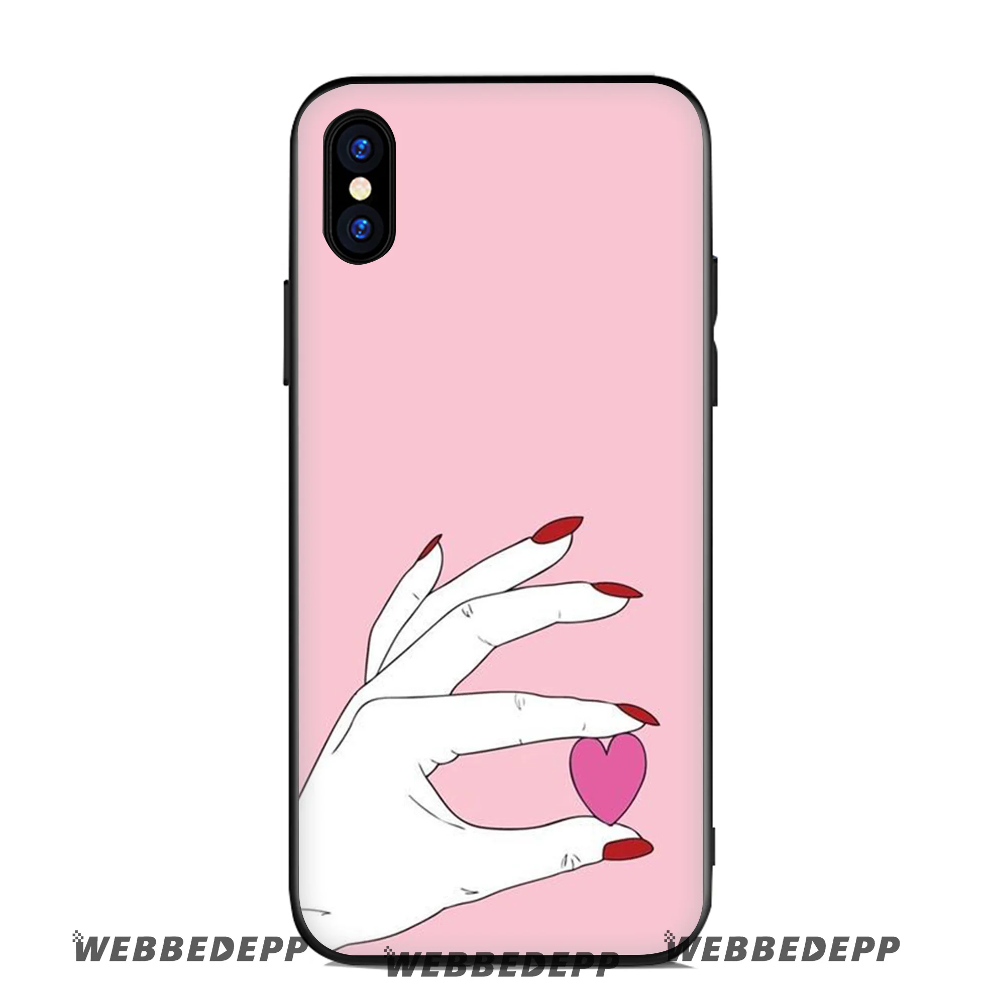 Мягкий силиконовый чехол WEBBEDEPP Kawaii для Apple iPhone 11 Pro Xr Xs Max X или 10 8 7 6 6S Plus 5 5S SE TPU |