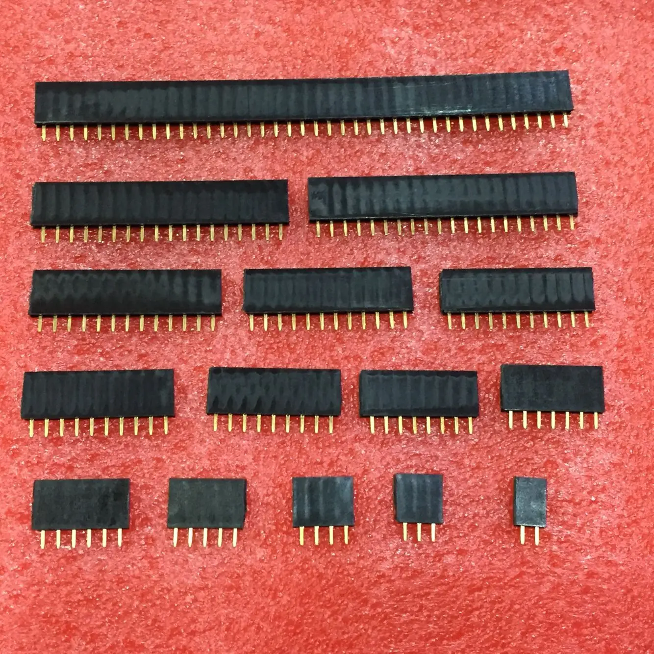 Однорядный Женский Разъем 2 54 мм шаг PCB штырьковый разъем фоторазъем