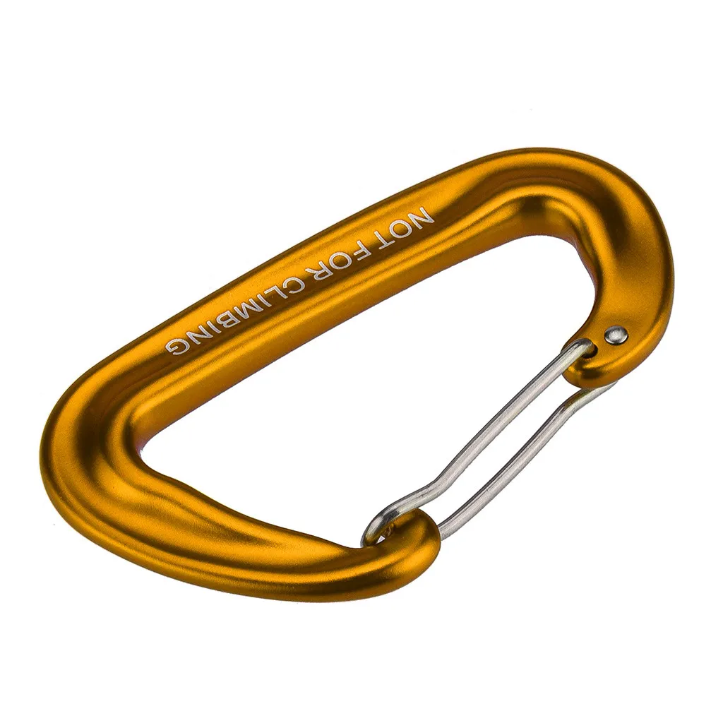 12KN Multcolor Открытый Крюк для рюкзака 12KN пружинный зажим брелок Карабин Крюк для гамака пружинный Карабин# XP