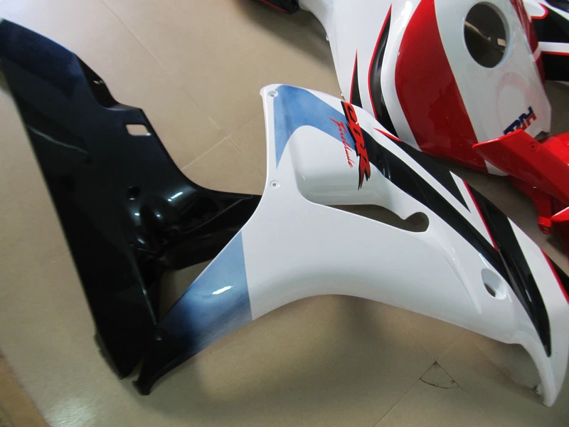 Обтекатель 100% подходит для Honda CBR1000RR 2006 2007 красный белый черный обтекатель CBR 1000RR 06