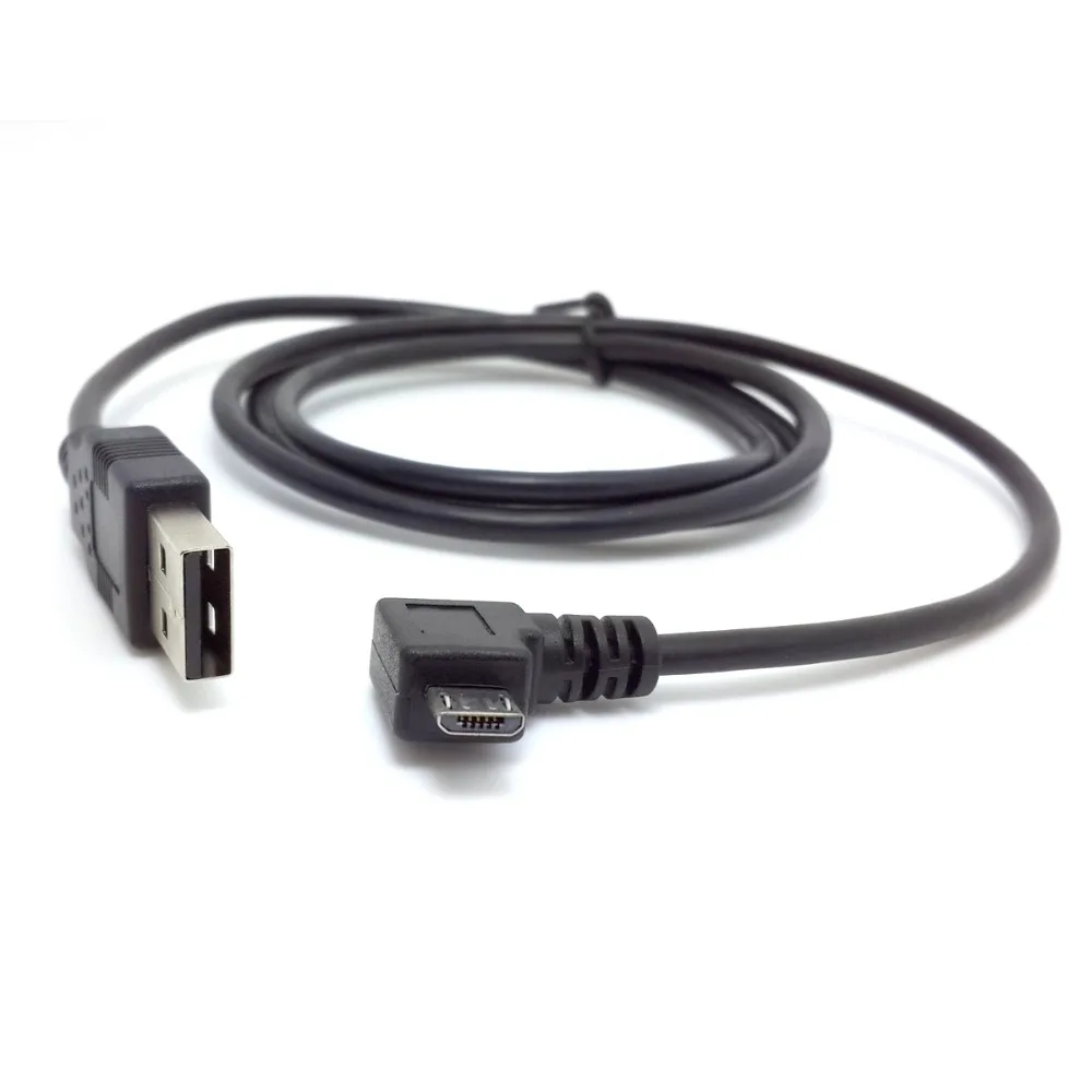 

1m/3ft Left & right angled Micro USB 90 degree Male to USB Data Charge Cable for Samung Moto HTC Samsung date Cable