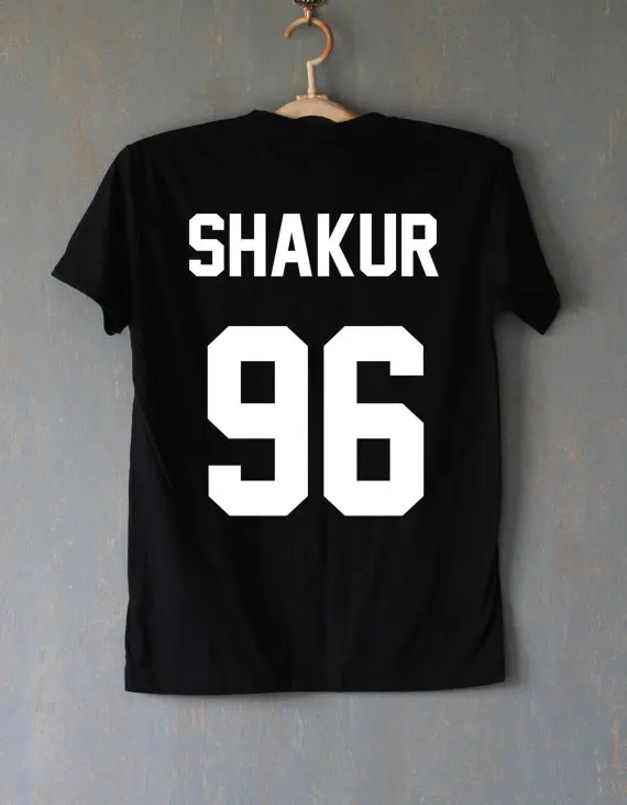 

Shakur 96 рубашка Tupac 2PAC футболки футболка унисекс больше размеров и Colors-A092