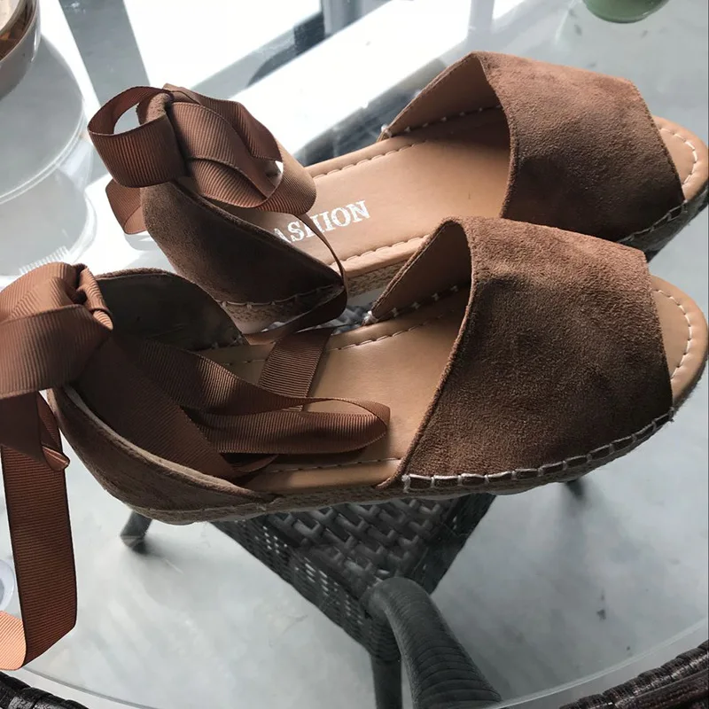 XingDeng/женские Вечерние Сандалии гладиаторы на шнуровке большие размеры 35 44