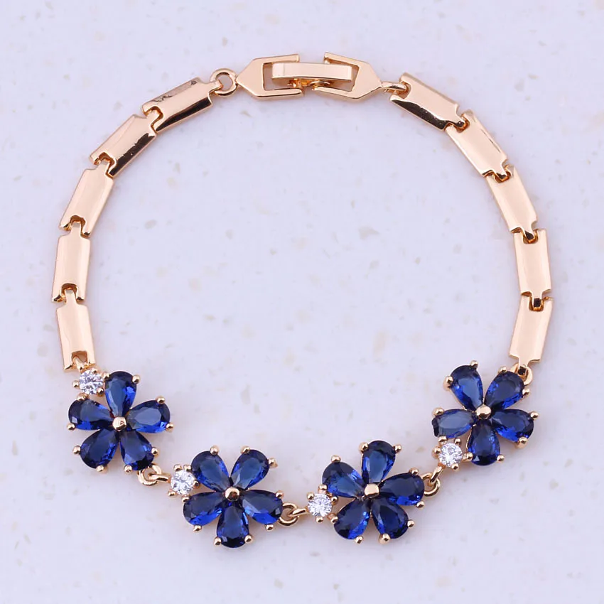 Женские браслеты с подвеской Pleasant Blue вечерние имитацией кристаллов желтого