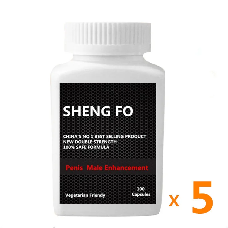 5 bottles SHENG FO таблетки для увеличения пениса, мужское увеличение больше, толще, длиннее - Цвет: 5 bottles