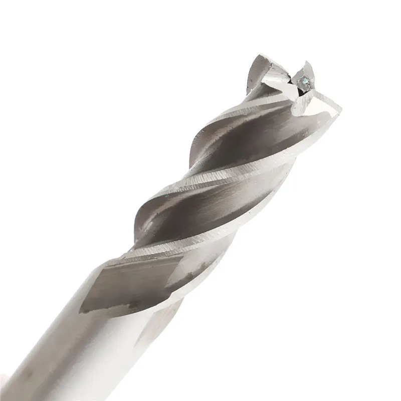 3/8 Inch x High Speed Steel HSS 4 Flutes Straight End Mill Cutter CNC Bit 70mm Best Price | Milling