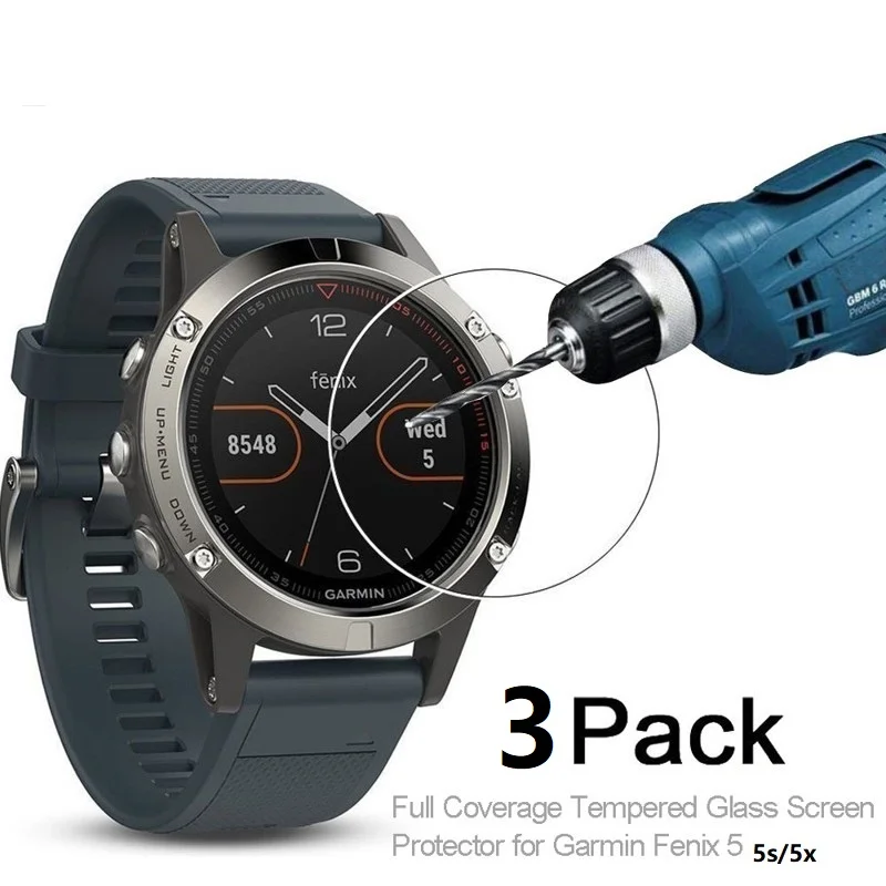3 шт. Ультрапрозрачная Защитная крышка для смарт часов Garmin Fenix 5 пленка из