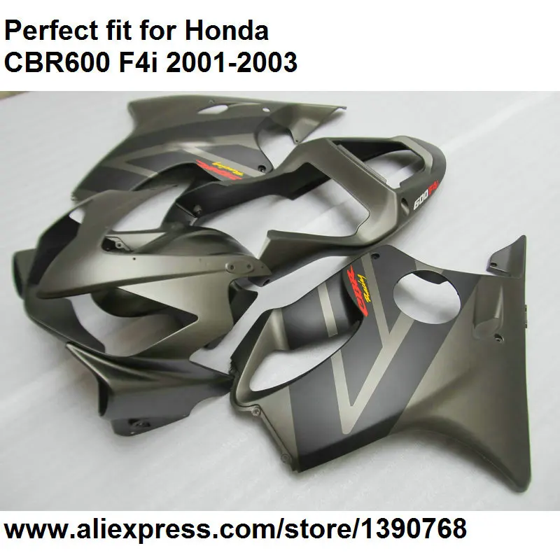 АБС-пластик Обтекатели для Honda CBR 600 F4i 2001 2002 2003 серый комплект обтекателей CBR600F4i 01 02