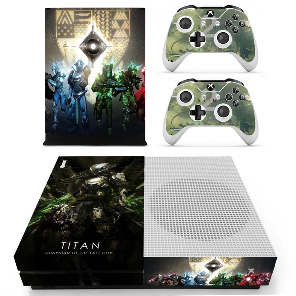 Игра Destiny 2 кожи Стикеры наклейка для Xbox One S консоли и контроллеры тонкий s