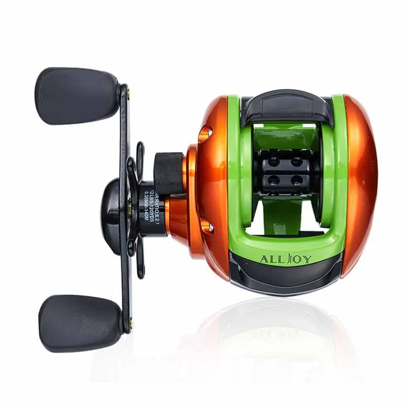 Рыболовная катушка GUGUFISH с правой и левой стороны 3 + 1BB 6 2: 1|baitcasting reel|fishing reelleft handed