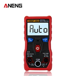 Красный ANENG V03A аналоговый Измерительный Цифровой мультиметр esr измеритель мультиметр Автоматическое отключение питания тестеры инструменты для авто ac mutimetro - Цвет: Красный