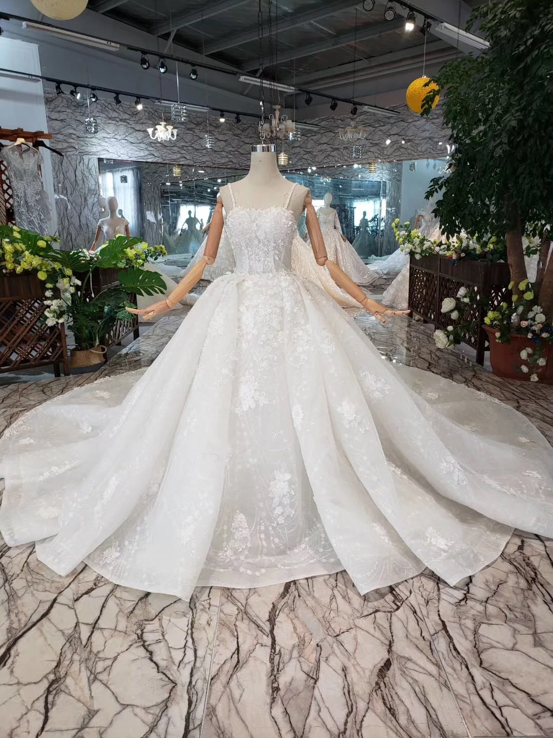 Высококачественное кружевное бальное платье на заказ свадебные платья со