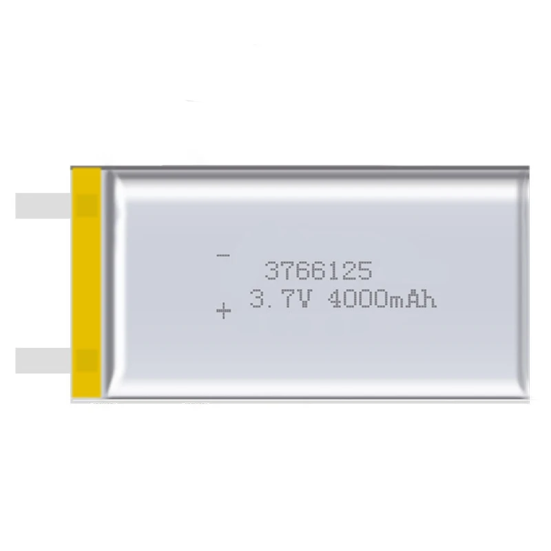 

2x 3766125 3.7V 4000mAh Lithium Polymer Rechargeable Battery Cells Power For PAD GPS PSP Video Game E-Book Tablet PC Power Bank