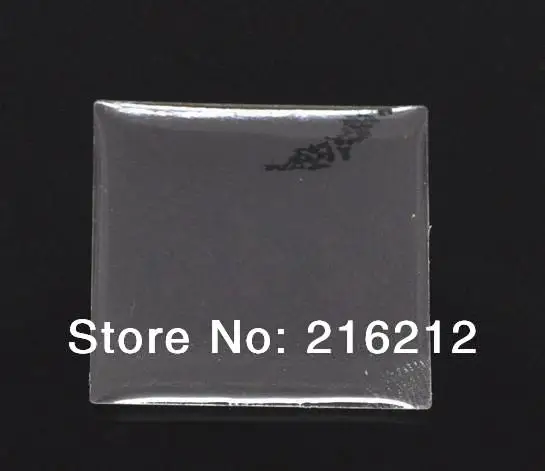 3000 шт. прозрачная квадратная эпоксидная наклейка 1 дюйм 3D Кристальные колпачки