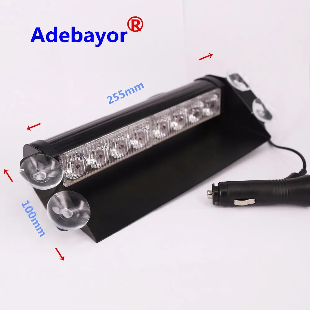 Оптовая продажа высокомощный 8 светодиодный стробоскоп для приборной панели