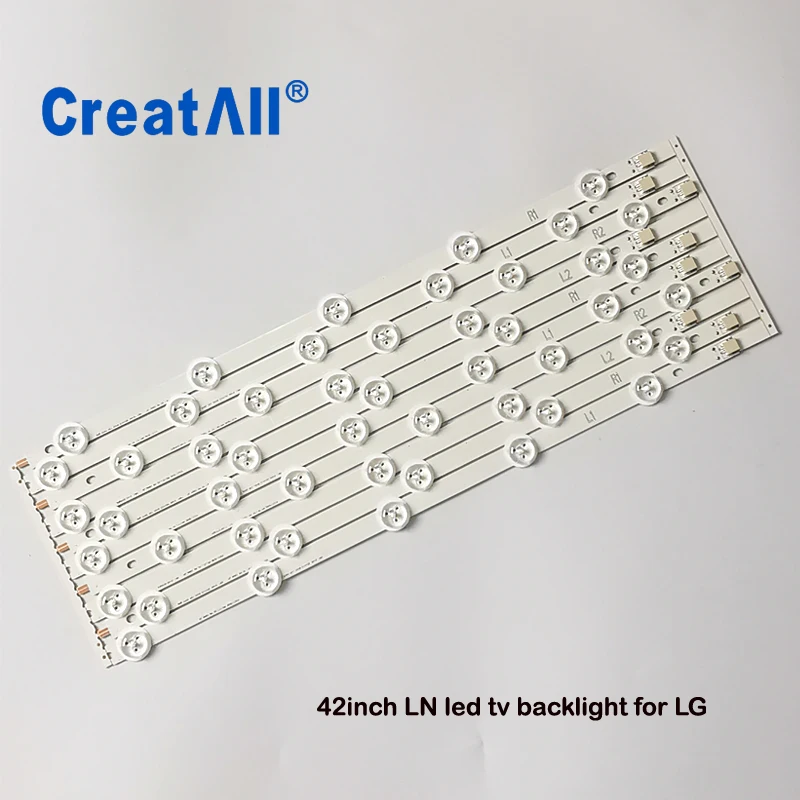 10 шт. 42 дюйма L1/R1/L2/R2 Сменные полоски со светодиодной подсветкой для LG &quotряд 2 1