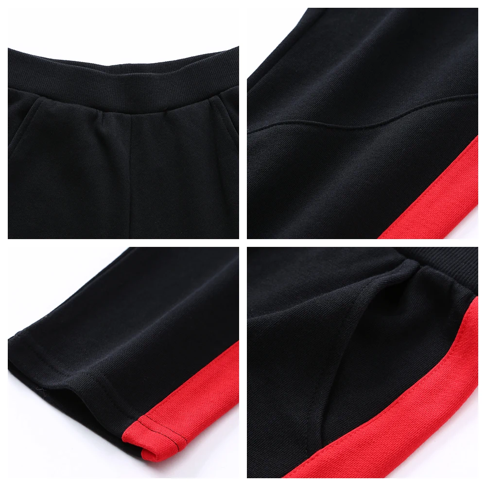 Мягкие хлопковые спортивные штаны Balabala с полосками по бокам для