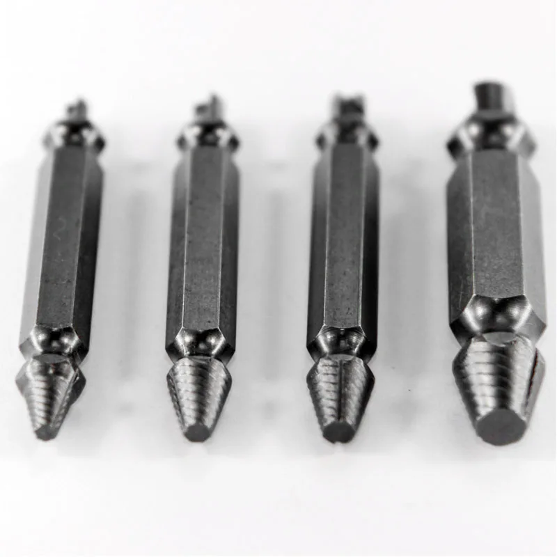 Набор сверл с шестигранным хвостовиком 4 шт.|drill bit set|damaged screw extractorscrew extractor |