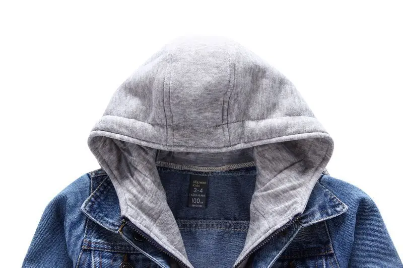 2019 Hot Jeans Jacket Girls Kids Spring Boys Hoodies Coat Denim Long Sleeve Outerwear Children Windbreaker | Детская одежда и