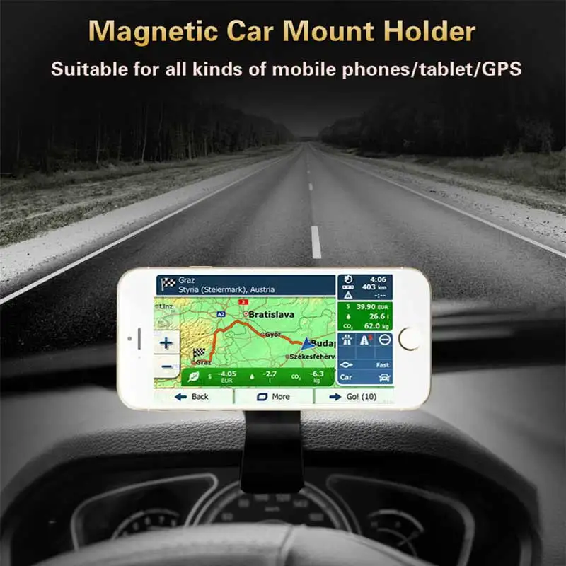 Магнитный автомобильный держатель ALMXM крепление на приборную панель телефона