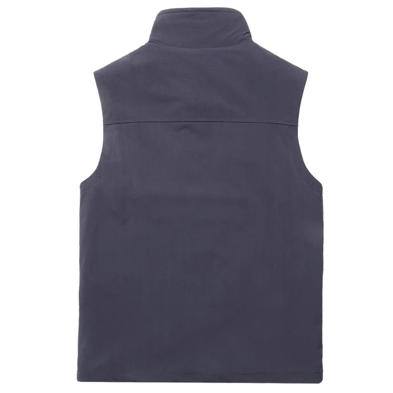 MarKyi plus size M to 4xl fashion sleeveless mens Multiple pockets waistcoats 3 colors for Sping 2019 | Мужская одежда