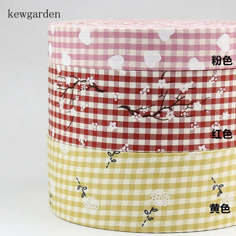 Kewgarden 2 &quot1&quot 3/8 &quotцветок розы тканевые многослойные ленты вручную