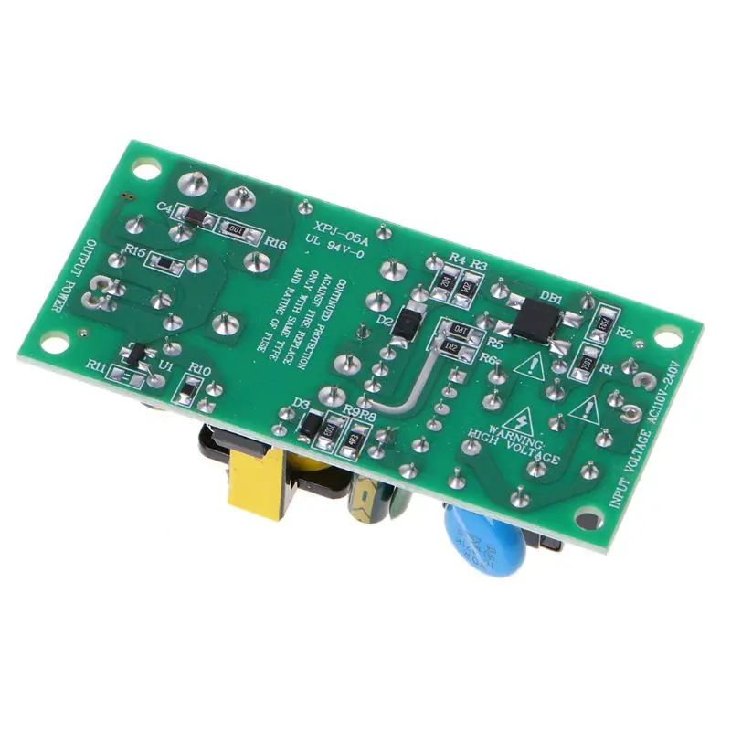 OOTDTY AC-DC 12V 2A 24W Импульсный модуль питания с неизолированной схемой от 100-240V до плата