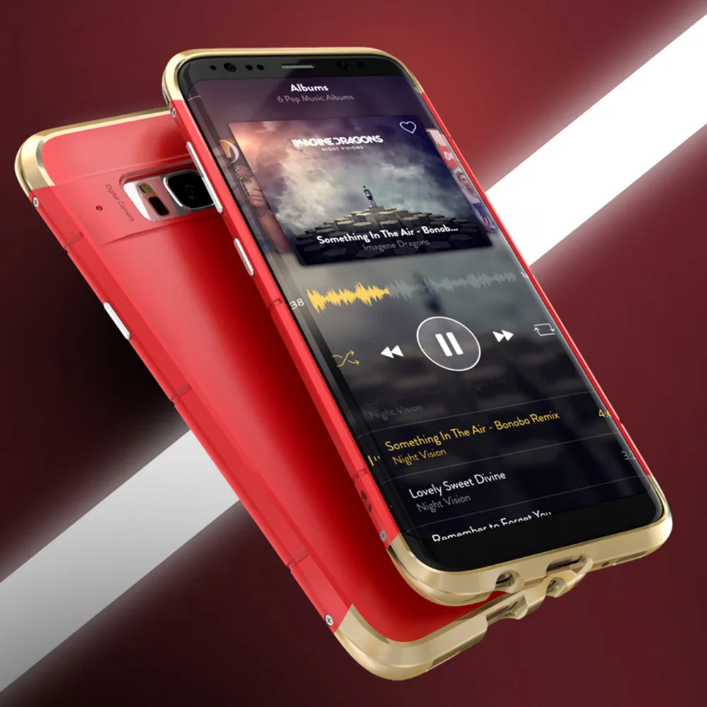 Противоударный чехол из алюминия для Samsung Galaxy S8/S8 Plus с металлическим лезвием