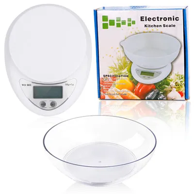 measure with tray 5 кг/1 г кухонные весы с поддоном, кухонные весы, измерительные весы, ювелирные изделия, медицинские весы, светодиодный, электронные весы - Цвет: measure with tray