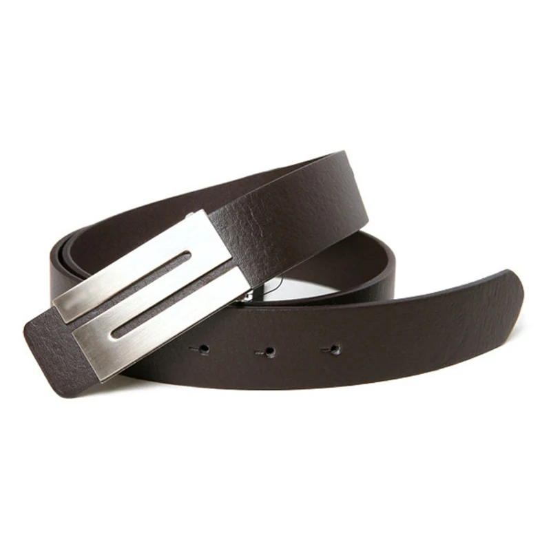 2019 мужской ремень из искусственной кожи Премиум-формы металлический s Мужская