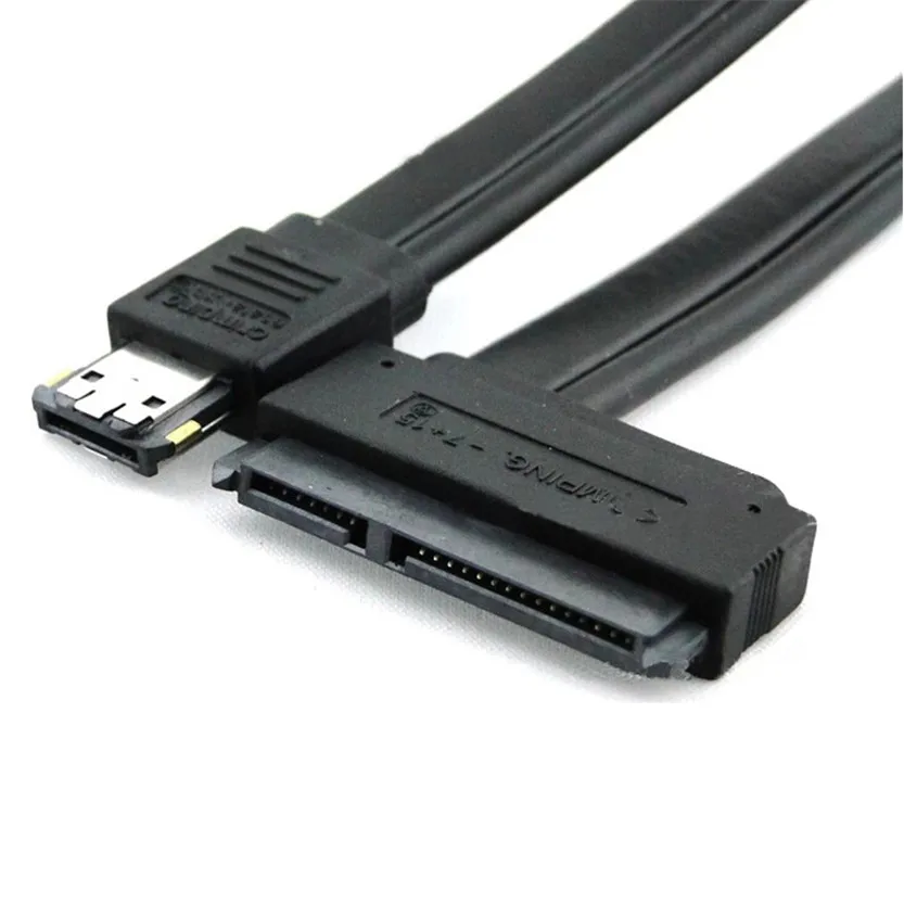 Новый двойной Мощность eSATA USB 12 В 5 в комбо к 22Pin SATA жесткий диск кабель Jun30 #2