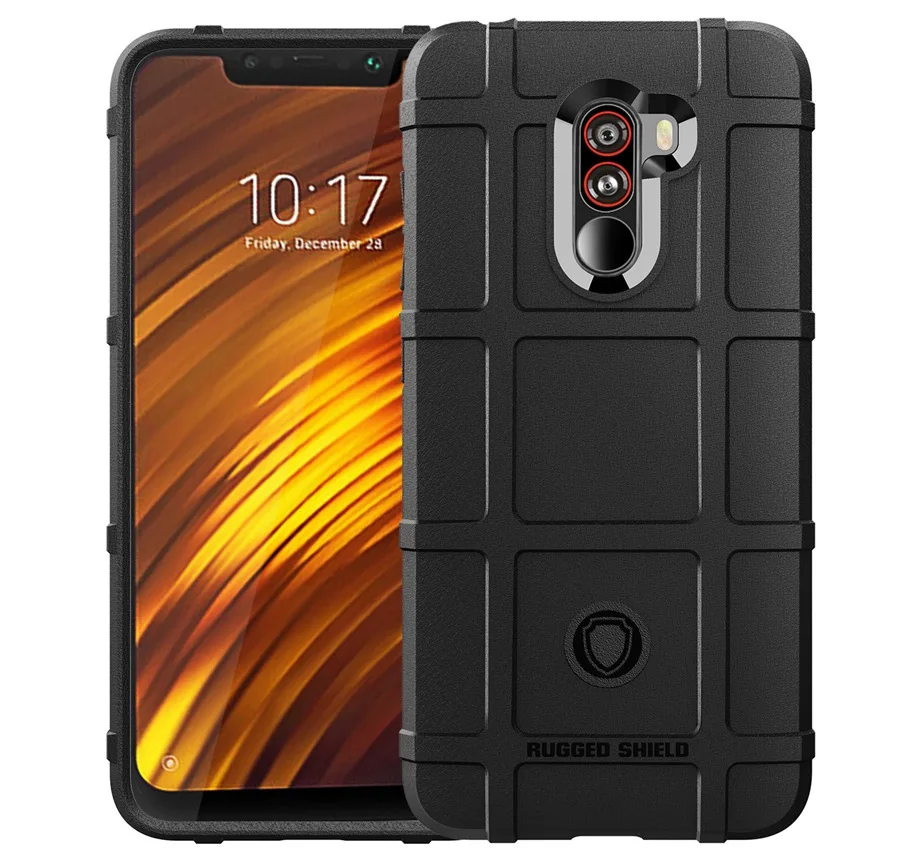 Для Сяо mi PocoPhone A2 Lite красный 6 6A Броня защитник резины ТПУ чехол силиконовый Soft Shell