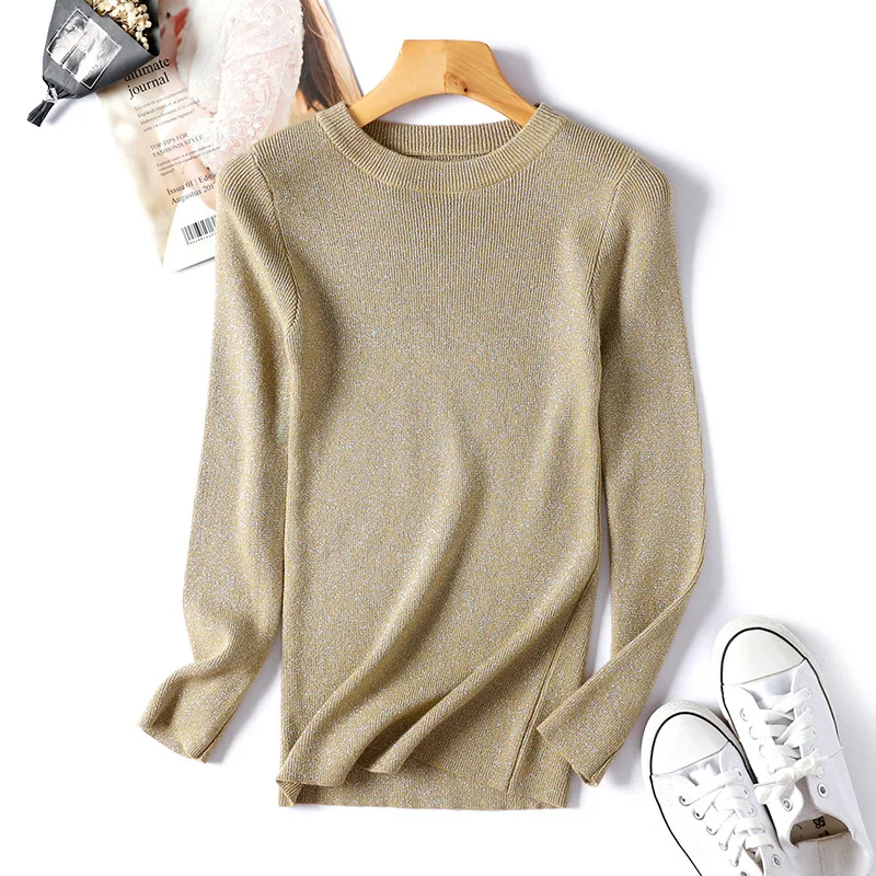 

2019 New knitted Slim Pullover Women Turtleneck Knitted Sweater Shirt Female All-match Basic Half Sleeve Tops Clothing