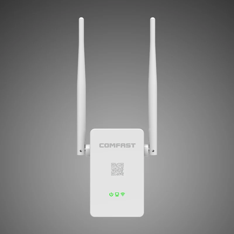 Новый! Обновлено Comfast Wireless WIFI Маршрутизатор Повторитель 300 М 2 * 5dBi Антенна Wi-fi