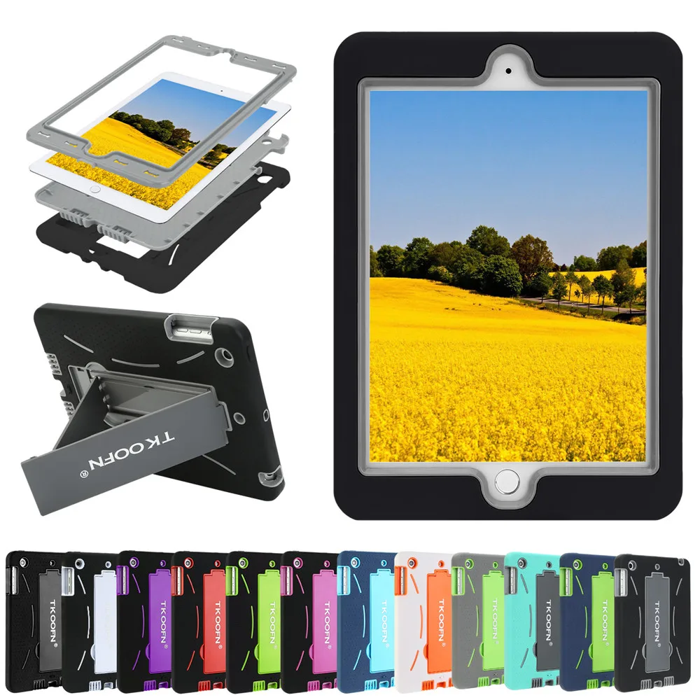 Для ipad Mini чехол сверхпрочный Чехол ударопрочный планшет силиконовый Жесткий