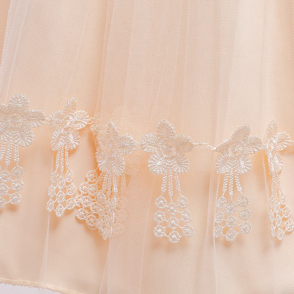 Ballgown Кружева Красный Строгая детская одежда принцессы праздничные платья для детей возрастом от 3 до 10 лет платье для первого причастия