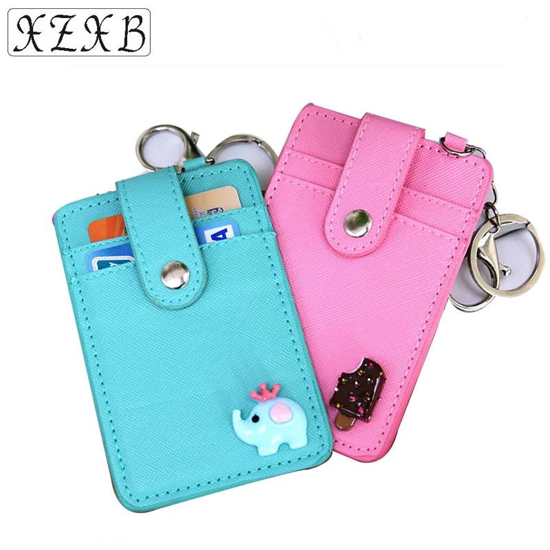 

Ladies Bus card set Package Documents Package Clip Cards Sets Men Women Working Work Card Keychain Door Car Key Ring Hand Bag