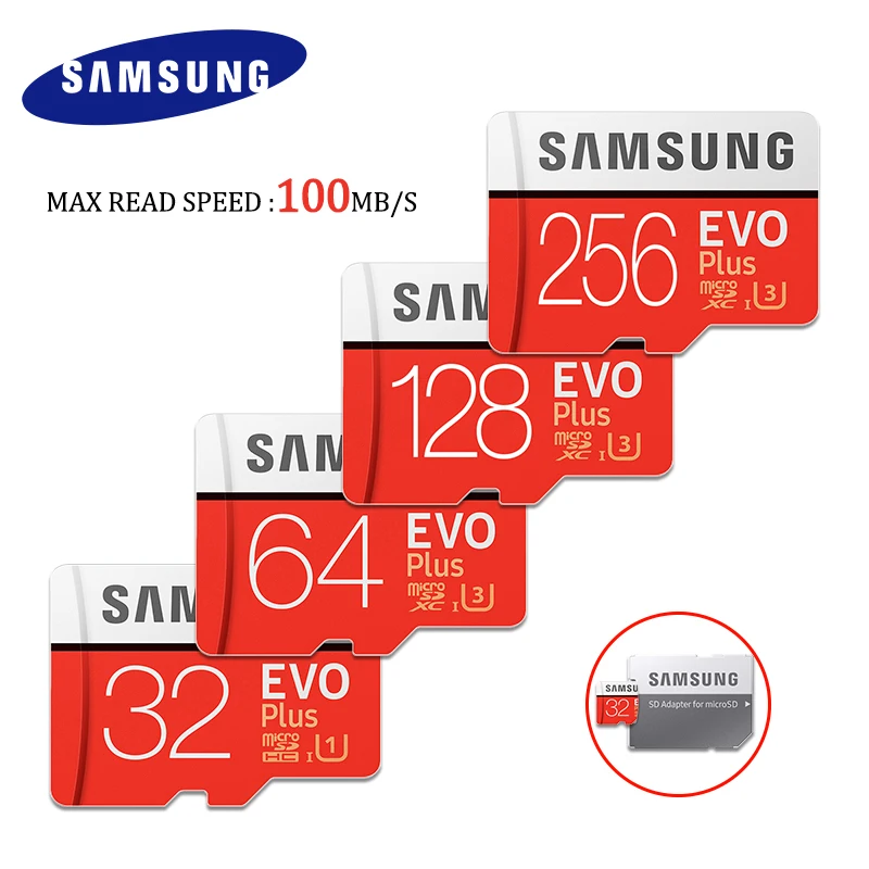 SAMSUNG карта памяти Micro SD класс 10 256 ГБ 32 64 100 ГБ|Карты памяти| |