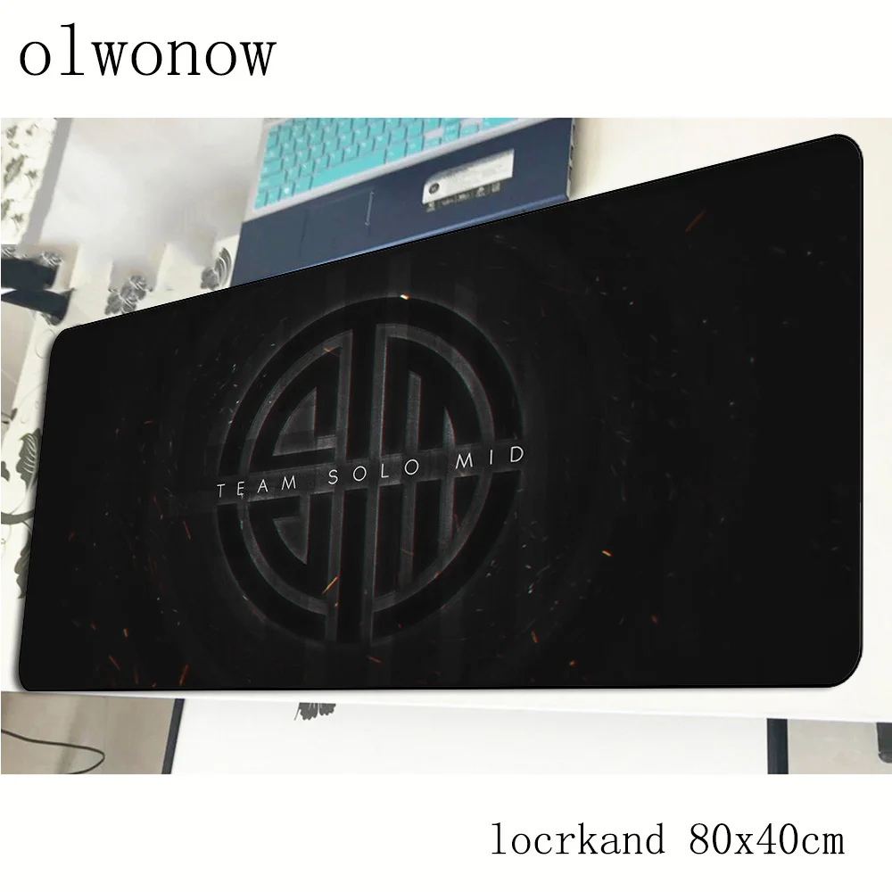 Команда Solo Mid коврик для мыши с изображением 800x400x3 мм большой игровой геймер