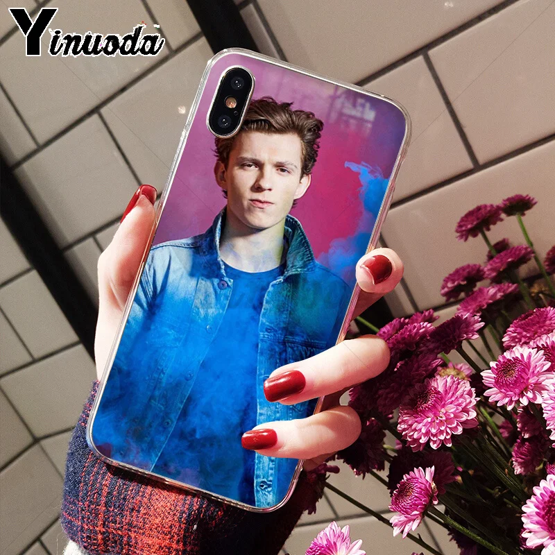 Yinuoda том Холланд новое поступление чехол для мобильного телефона Apple iPhone 8 7 6 6S Plus X
