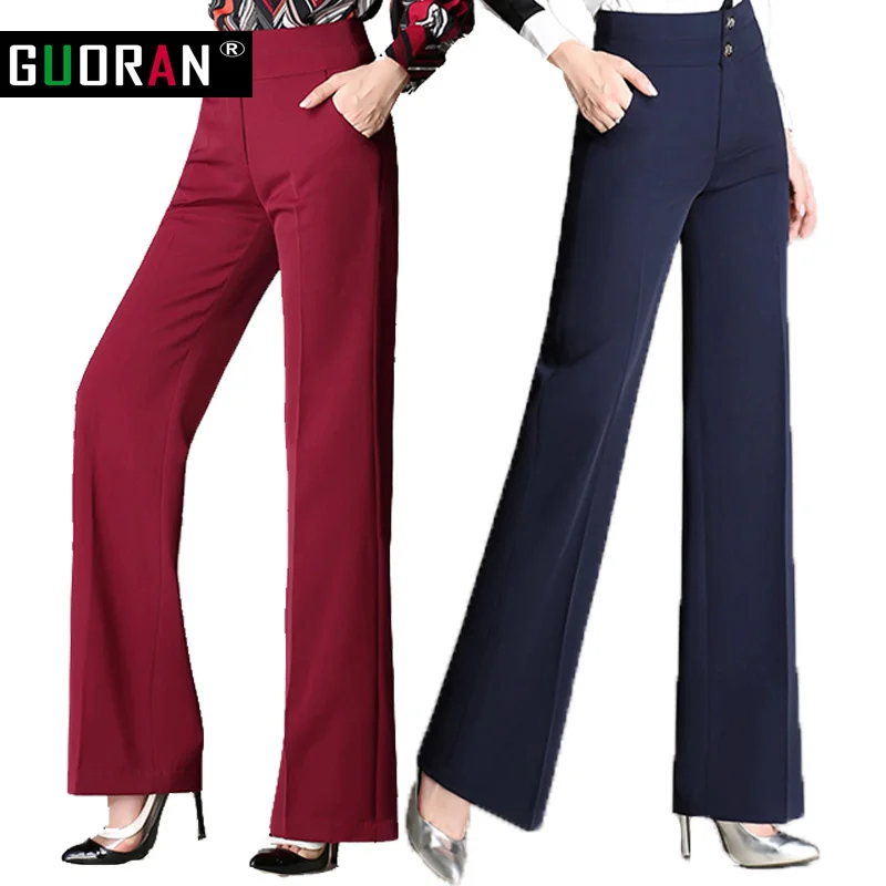 Лидер продаж! Женские льняные офисные рабочие брюки женские широкие размером 4XL