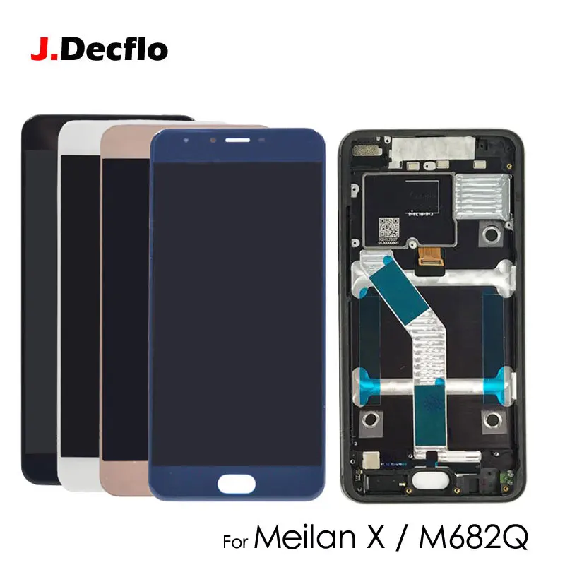 5 &quotдля Meizu Meilan X M682Q M3X ЖК дисплей + сенсорная панель дигитайзер в сборе с рамкой