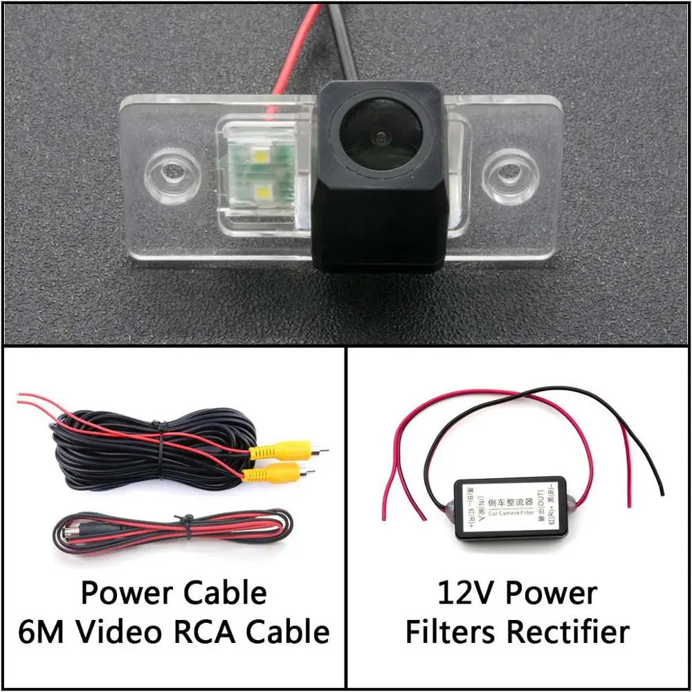 Camera With Filter Full HD резервная камера заднего вида для Volkswagen VW Jetta Bora Polo Golf MK4 A4 MK5 A5 Golf 4 5 Автостоянка ЖК-зеркало монитор - Название цвета: Camera With Filter