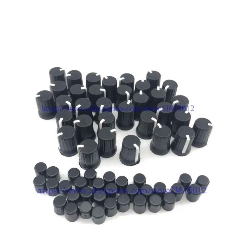 Поворотная ручка управления черного цвета 50 шт. подходит для Pioneer XDJ-RX R1 RZ AERO |